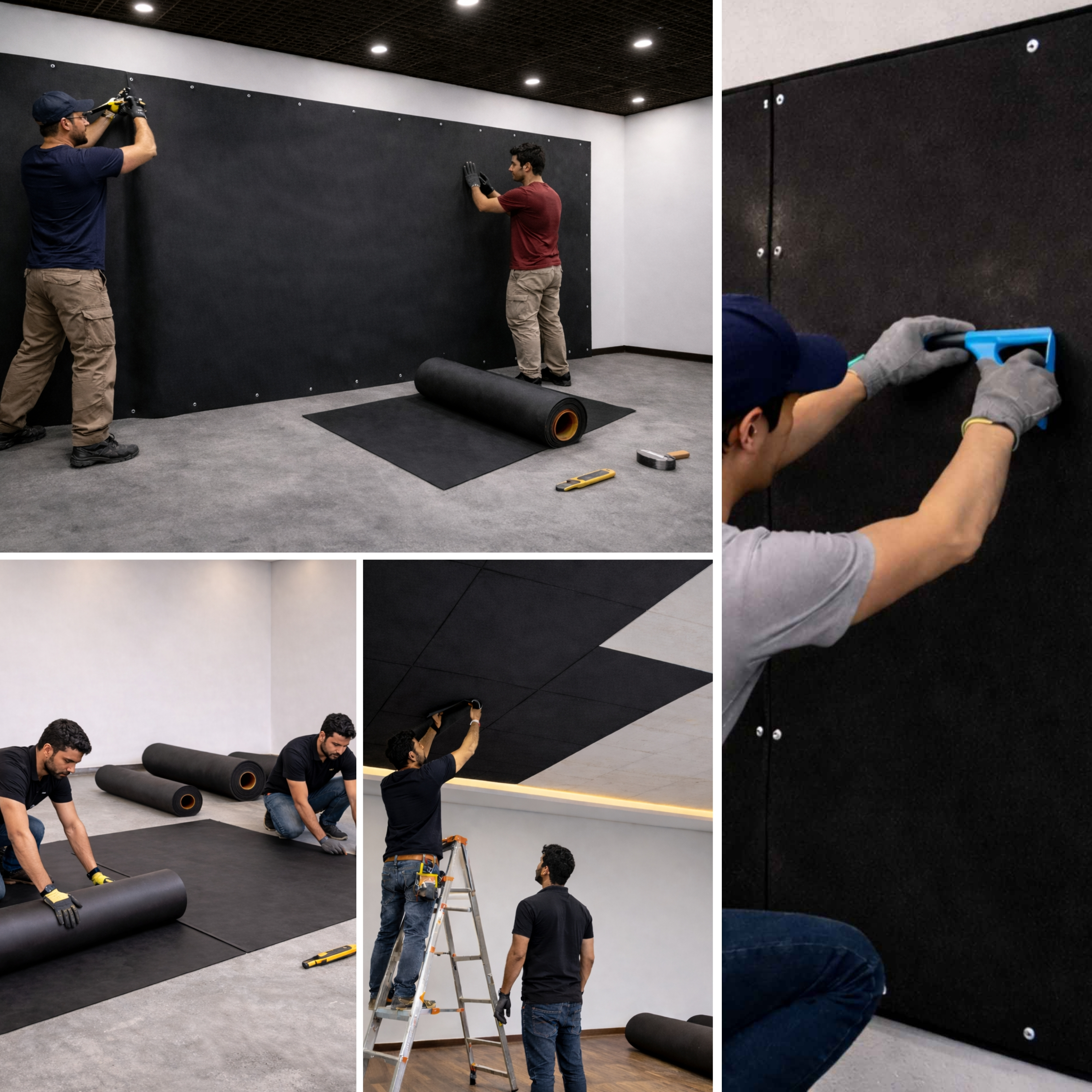 Mass loaded vinyl noise barrier membrane by MMTPL